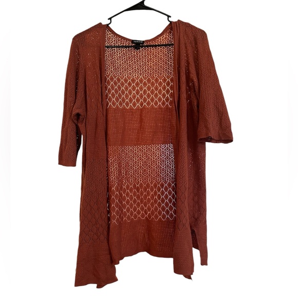 torrid Sweaters - Torrid Burnt Orange 3/4 Sleeve Sweater Size 3